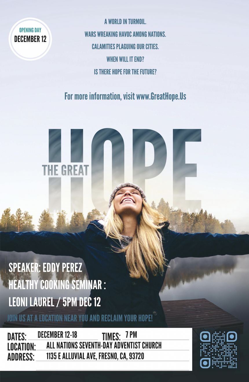 Evangelistic Series ‘The Great Hope’